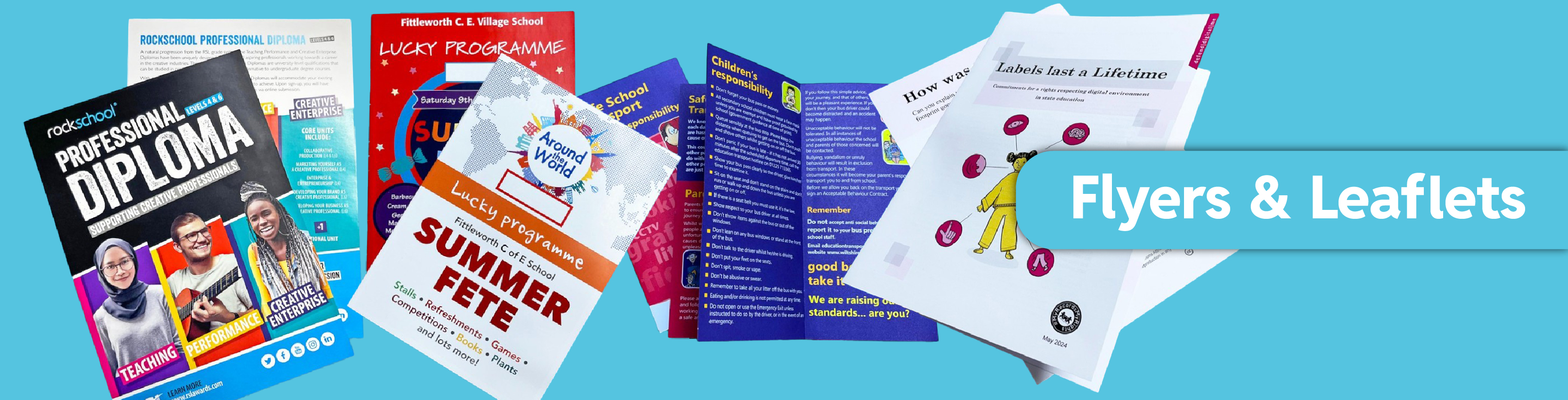 School Flyers and Leaflets