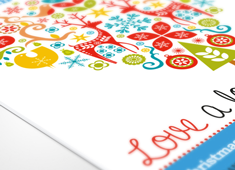 Lovely silk art flyers